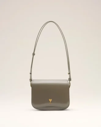 Grey Glazed Leather Paris Paris Bag