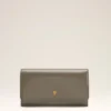 Grey Glazed Leather Paris Paris Continental Wallet Grey Glazed Leather Paris Paris Continental Wallet