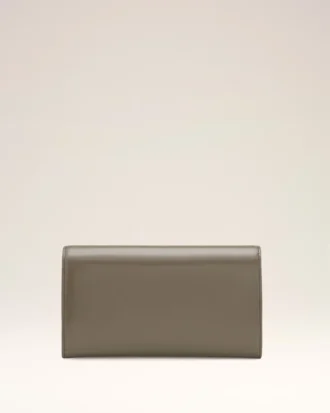 Grey Glazed Leather Paris Paris Continental Wallet
