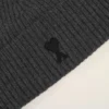 Grey Wool Ami De Coeur Beanie