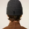 Grey Wool Ami De Coeur Beanie