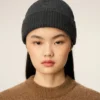 Grey Wool Ami De Coeur Beanie