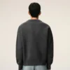 Grey Wool Cardigan with Contrasted Ami De Coeur Grey Wool Cardigan with Contrasted Ami De Coeur