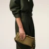 Khaki Leather Carrousel Bag Khaki Leather Carrousel Bag