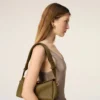 Khaki Leather Carrousel Bag Khaki Leather Carrousel Bag