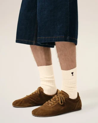 Natural Cotton Three Pack Black Ami De Coeur Socks