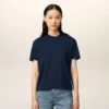 Navy Cotton Ami De Coeur T-Shirt Navy Cotton Ami De Coeur T-Shirt