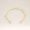 White Brass Hammered Lacquered Bracelet White Brass Hammered Lacquered Bracelet