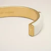 White Brass Hammered Lacquered Bracelet White Brass Hammered Lacquered Bracelet