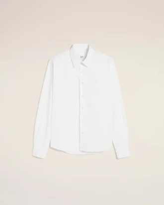 White Cotton Ami De Coeur Classic Shirt White Cotton Ami De Coeur Classic Shirt