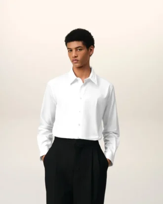 White Cotton Ami De Coeur Classic Shirt White Cotton Ami De Coeur Classic Shirt