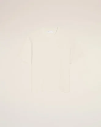 White Cotton Ami De Coeur Embossed T-Shirt White Cotton Ami De Coeur Embossed T-Shirt