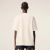 White Cotton Ami De Coeur Embossed T-Shirt White Cotton Ami De Coeur Embossed T-Shirt