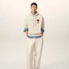White Cotton Ami De Coeur Hoodie White Cotton Ami De Coeur Hoodie