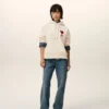 White Cotton Ami De Coeur Hoodie White Cotton Ami De Coeur Hoodie