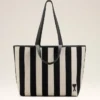 White Cotton Ami De Coeur Shopping Bag White Cotton Ami De Coeur Shopping Bag