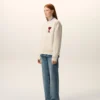 White Cotton Ami De Coeur Sweatshirt White Cotton Ami De Coeur Sweatshirt