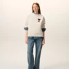 White Cotton Ami De Coeur Sweatshirt White Cotton Ami De Coeur Sweatshirt