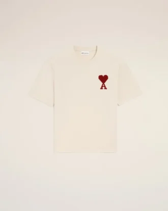 White Cotton Ami De Coeur T-Shirt