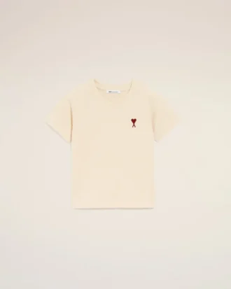 White Cotton Ami De Coeur T-Shirt