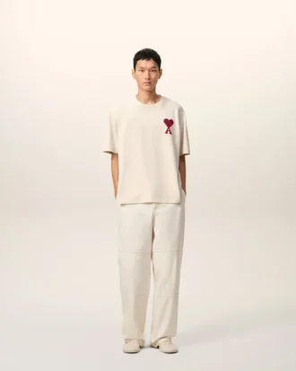 White Cotton Ami De Coeur T-Shirt