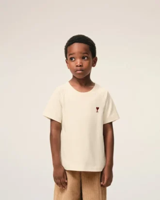 White Cotton Ami De Coeur T-Shirt