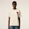 White Cotton Ami De Coeur T-Shirt White Cotton Ami De Coeur T-Shirt