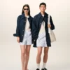 White Cotton Elasticated Shorts White Cotton Elasticated Shorts