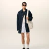 White Cotton Elasticated Shorts White Cotton Elasticated Shorts