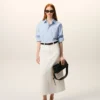 White Cotton Long Skirt White Cotton Long Skirt