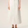 White Cotton Long Skirt White Cotton Long Skirt