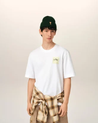 White Cotton Post It “Je T’aime” T-Shirt White Cotton Post It “Je T’aime” T-Shirt