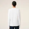White Cotton Red Ami De Coeur Longlseeves Tshirt White Cotton Red Ami De Coeur Longlseeves Tshirt