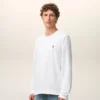 White Cotton Red Ami De Coeur Longlseeves Tshirt White Cotton Red Ami De Coeur Longlseeves Tshirt