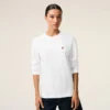 White Cotton Red Ami De Coeur Longlseeves Tshirt White Cotton Red Ami De Coeur Longlseeves Tshirt