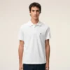 White Cotton Red Ami De Coeur Polo Shirt White Cotton Red Ami De Coeur Polo Shirt