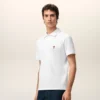 White Cotton Red Ami De Coeur Polo Shirt White Cotton Red Ami De Coeur Polo Shirt