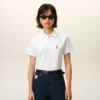 White Cotton Red Ami De Coeur Polo Shirt White Cotton Red Ami De Coeur Polo Shirt