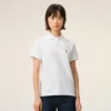 White Cotton Red Ami De Coeur Polo Shirt White Cotton Red Ami De Coeur Polo Shirt