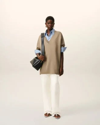 White Cotton Worker Trousers