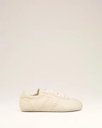 White Cow Leather Soft Sneakers