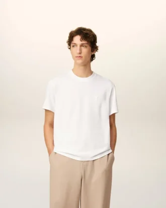 White Organic Cotton Ami De Coeur T-Shirt