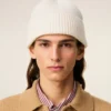 White Wool Ami De Coeur Beanie