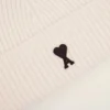 White Wool Ami De Coeur Beanie