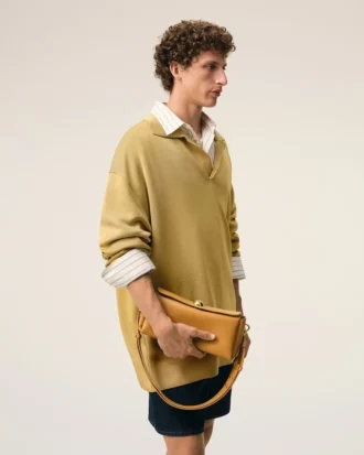Yellow Cow Leather Carrousel Bag Yellow Cow Leather Carrousel Bag