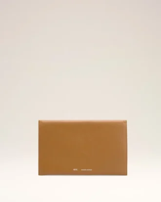 Yellow Smooth Leather Etienne Envelope Card Holder