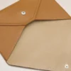 Yellow Smooth Leather Etienne Envelope Card Holder Yellow Smooth Leather Etienne Envelope Card Holder
