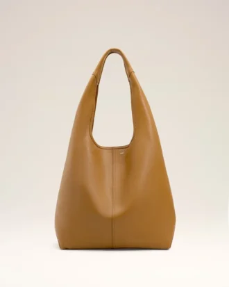 Yellow Supple Leather Etienne Hobo Bag