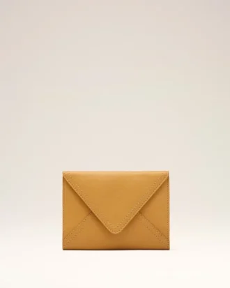 Yellow Taurillon Leather Etienne Envelope Passport Holder Yellow Taurillon Leather Etienne Envelope Passport Holder